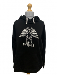 'Witch': Winged Labrys with Candles hoodie
