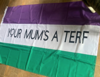 Customised flags £30-£35
