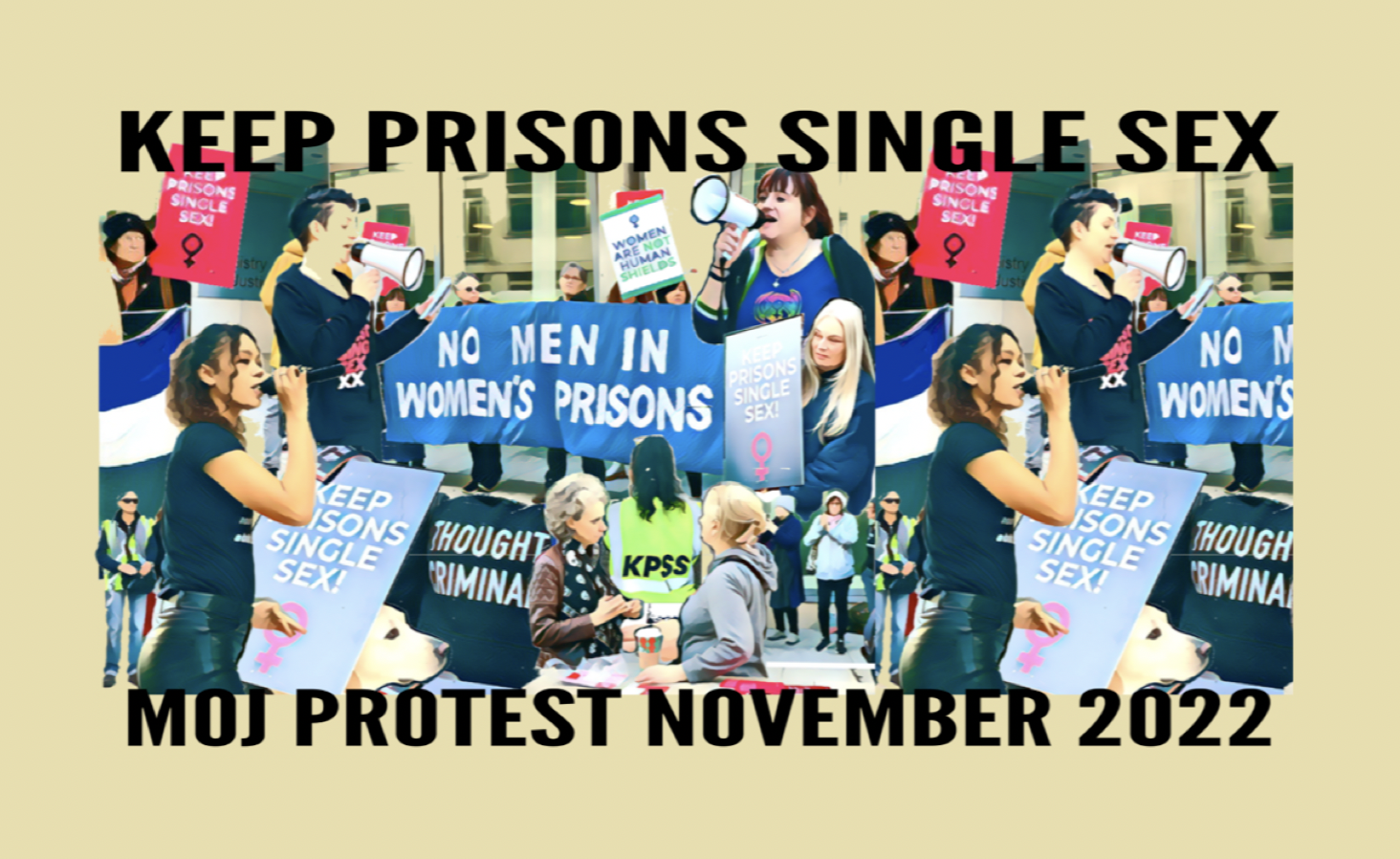 Keep Prisons Single Sex! Who are these men and why do we need to protest? -Lily Maynard image