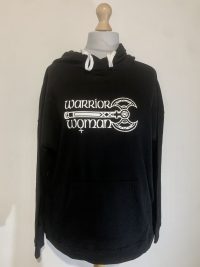 'Warrior Woman' hoodie with labrys